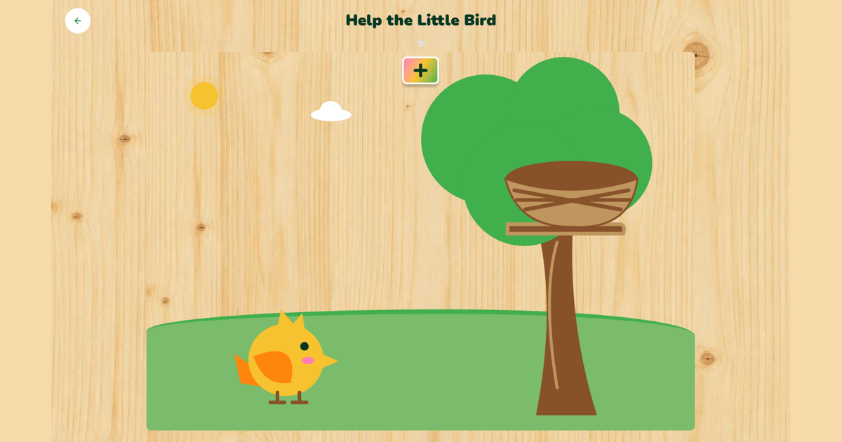 El Baby Game real Ayuda al pajarito de gugiboard